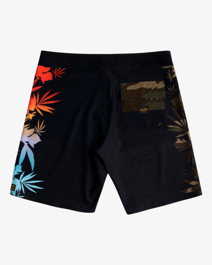 7 D Bah Airlite 19" - Recycelte Boardshorts für Männer Schwarz W1BS20BIP1 Billabong