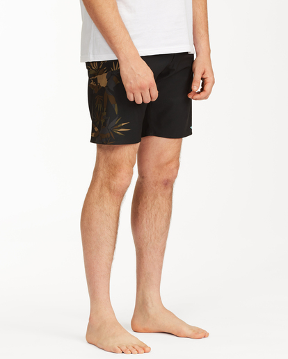 3 D Bah Airlite 19" - Recycelte Boardshorts für Männer Schwarz W1BS20BIP1 Billabong