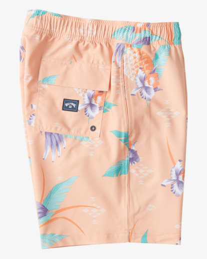 8 Sundays Stretch Layback 16" - Boardshorts for Men Pink W1LB04BIP1 Billabong