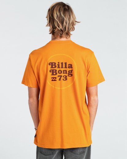 1 Walled - T-shirt voor Heren Red W1SS32BIP1 Billabong