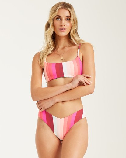 4 Sol Stripes Reversible Fiji Bikini Bottom Multicolor XB302BSO Billabong
