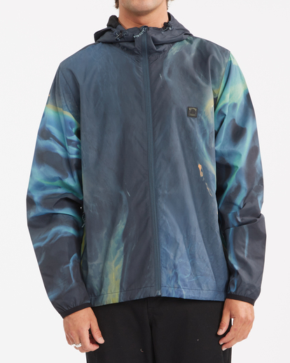 3 Adventure Division Collection Burkard Transport - Veste déperlante pour Homme Bleu Z1JK57BIF1 Billabong