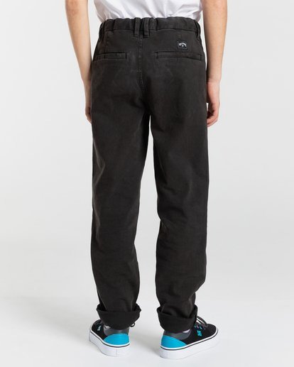 3 73 2022 - Pantalón Chino para Chicos 8 2022 - 14 Negro Z2PT11BIF1 Billabong