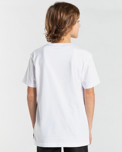 1 Double Head - T-shirt voor Jongens 8 - 14 White Z2SS20BIF1 Billabong