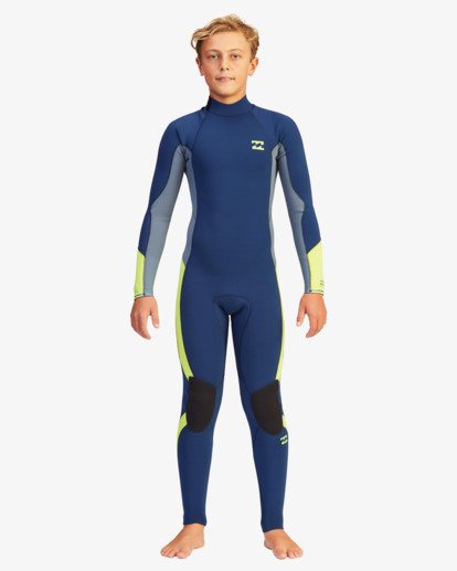 2 3/2mm Absolute  - Wetsuit met een Achterrits voor Jongens 8 - 14 Blue Z43B12BIF1 Billabong
