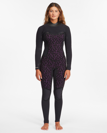 1 5/4mm Salty Dayz  - Combinaison Chest Zip pour Femme Noir Z45G10BIF1 Billabong