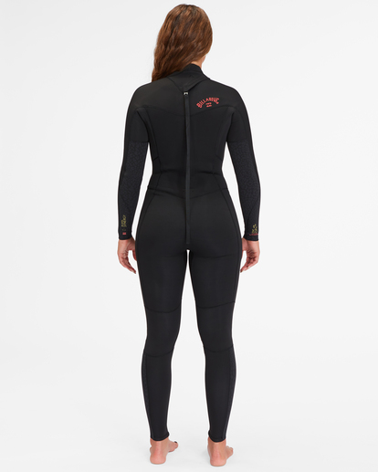 1 5/4mm Synergy  - Combinaison Back Zip pour Femme Noir Z45G16BIF1 Billabong