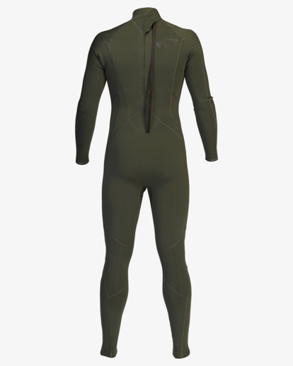 1 5/4mm Absolute 2021 - Neoprenanzug mit Reißverschluss am Rücken für Männer Braun Z45M17BIF1 Billabong