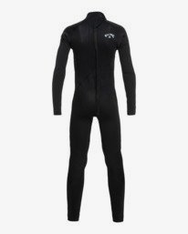1 Intruder 3/2mm - Back Zip Wetsuit for Boys Black 043B18BIP0 Billabong