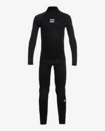 0 Intruder 3/2mm - Back Zip Wetsuit for Boys Black 043B18BIP0 Billabong