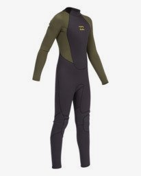 5 Intruder 3/2mm - Back-Zip-Neoprenanzug für Jungen Schwarz 043B18BIP0 Billabong
