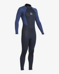 billabong, 3/2mm Intruder - Neoprenanzug mit Reißverschluss am Rücken für Jungen 8 - 14, NAVY (0021) 3/2mm Intruder - Back Zip Wetsuit for Boys 8 - 14 043B19BIP0