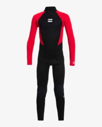 0 Intruder 4/3mm - Back-Zip-Neoprenanzug für Jungen 8 - 14 Rot 044B18BIP0 Billabong
