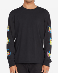 1 Simpsons Family - Organic Long Sleeve T-Shirt for Men  A1LS13BIW0 Billabong