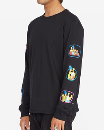 5 Simpsons Family - Organic Long Sleeve T-Shirt for Men  A1LS13BIW0 Billabong