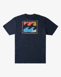1 Crayon Wave  - Camiseta para Hombre Azul A1SS04BIMU Billabong