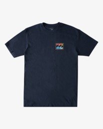 0 Crayon Wave  - Camiseta para Hombre Azul A1SS04BIMU Billabong