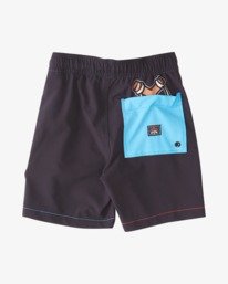 1 Simpsons Slingshot - Boardshort para Toddlers Boys 2 - 7 Negro A2LB02BIW0 Billabong