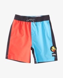 0 Simpsons Slingshot - Boardshort para Toddlers Boys 2 - 7 Negro A2LB02BIW0 Billabong