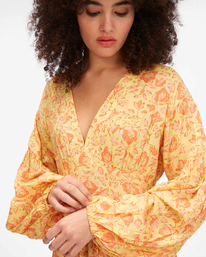 5 Cosmos - Robe midi pour Femme Jaune A3DR14BIW0 Billabong