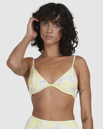 4 Tempest High Retro - Bas de bikini couvrance maxi pour Femme Jaune A3SB27BIP2 Billabong