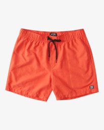 billabong, Boy's All Day Layback Boardshorts 16", RED HOT (rht) ALL DAY LB ABBBS00119