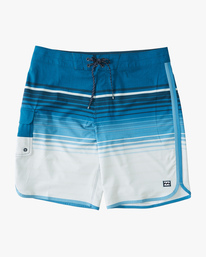 0 Boys' '73 Stripe Pro Boardshorts 18" Blue ABBBS00136 Billabong