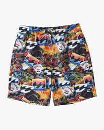 0 Boy's Sundays Layback Boardshorts 16" Multicolor ABBBS00141 Billabong