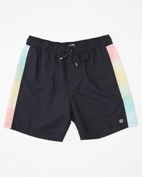 0 Boy's D Bah Layback Boardshorts 17" Blue ABBBS00154 Billabong