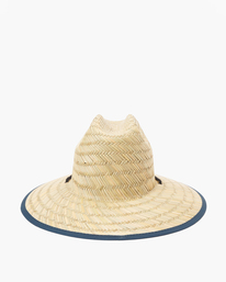 billabong, Boy's Tides Print Straw Lifeguard Hat, BLUE HAZE (bn4) TIDES PRINT ABBHA00120