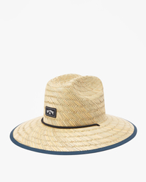 billabong, Boy's Tides Print Straw Lifeguard Hat, BLUE HAZE (bn4) TIDES PRINT ABBHA00120