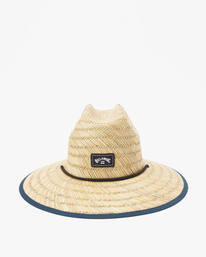 1 Boy's Tides Print Straw Lifeguard Hat Blue ABBHA00120 Billabong