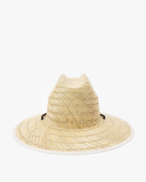 billabong, Boy's Tides Print Straw Lifeguard Hat, NEON BLUE (nbu) TIDES PRINT ABBHA00120