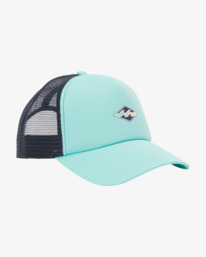 2 Boy's Podium Trucker Hat Green ABBHA00121 Billabong