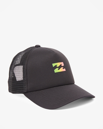 2 Boy's Podium Trucker Hat Green ABBHA00121 Billabong