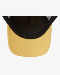 4 Boy's Podium Trucker Hat Yellow ABBHA00121 Billabong