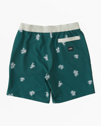 1 Boy's Sundays Layback Boardshorts Green ABBJV00102 Billabong