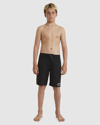 4 Boys 8-16 Riot Layback Boardshorts Black ABBJV00103 Billabong