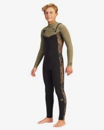 billabong, 4/3 Revolution Combinaison Isothermique Pour Garçons, MILITARY (mil) 403 BOYS REVOLUTION FULL ABBW100104