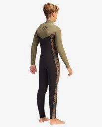 4 Boy's 4/3 Revolution Full Wetsuit Green ABBW100104 Billabong
