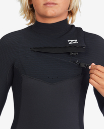 4 Boy's 4/3 Revolution Chest Zip Full Wetsuit Black ABBW100124 Billabong
