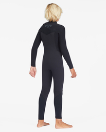 2 Boy's 4/3 Revolution Chest Zip Full Wetsuit Black ABBW100124 Billabong