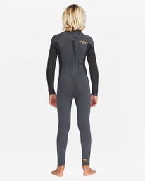 billabong, 3/2mm Absolute Haut en néoprène back zip pour Garçon 8-14, GRAPHITE (gra) 3/2mm Absolute - Back Zip Wetsuit for Boys 8-16 ABBW100126