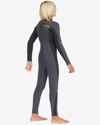 2 Boy's 3/2 Absolute Back Zip Full Wetsuit Purple ABBW100126 Billabong