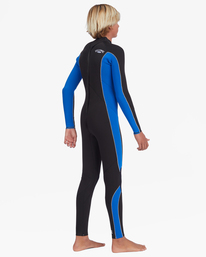 2 Boy's 3/2 Absolute Back Zip Full Wetsuit Blue ABBW100126 Billabong