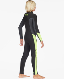 2 Boy's 3/2 Absolute Chest Zip Full Wetsuit Black ABBW100129 Billabong