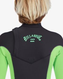 7 4/3mm Absolute Combinaison de surf zip poitrine pour Garçon 8-14 Vert ABBW100130 Billabong