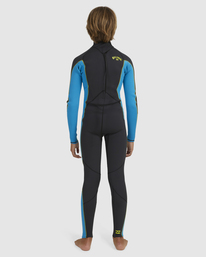 billabong, 3/2 Absolute Combinaison De Surf Zip Dos Pour Garçons, NEON NIGHT (kvd0) 302 BOYS ABSOLUTE BZ FULL FL ABBW100134
