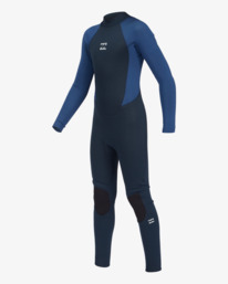 1 5/4mm Intruder - Back Zip Wetsuit for Boys Blue ABBW100140 Billabong