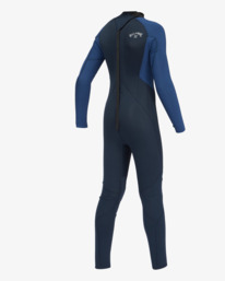 2 5/4mm Intruder - Back Zip Wetsuit for Boys Blue ABBW100140 Billabong
